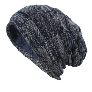 Men's slouchy knit beanie